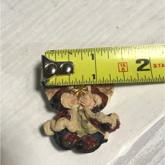 Boyds Bears Pin Brooch Folkwear Holiday Angel with Star 2" - Picture 5 of 5